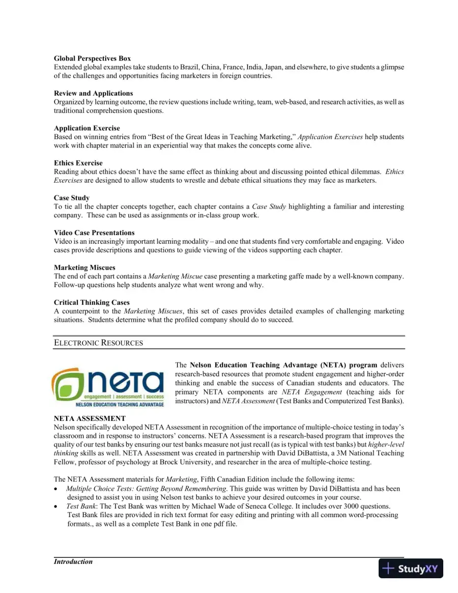 Marketing , 5th Edition Solution Manual, page 7