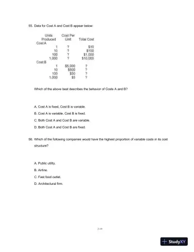Test Bank For Managerial Accounting, 15th Edition - Page 15 preview image