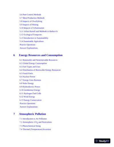 AP Environmental Science Premium, 2022-2023: 5 Practice Tests + Comprehensive Review (2022-2023) - Page 10 preview image