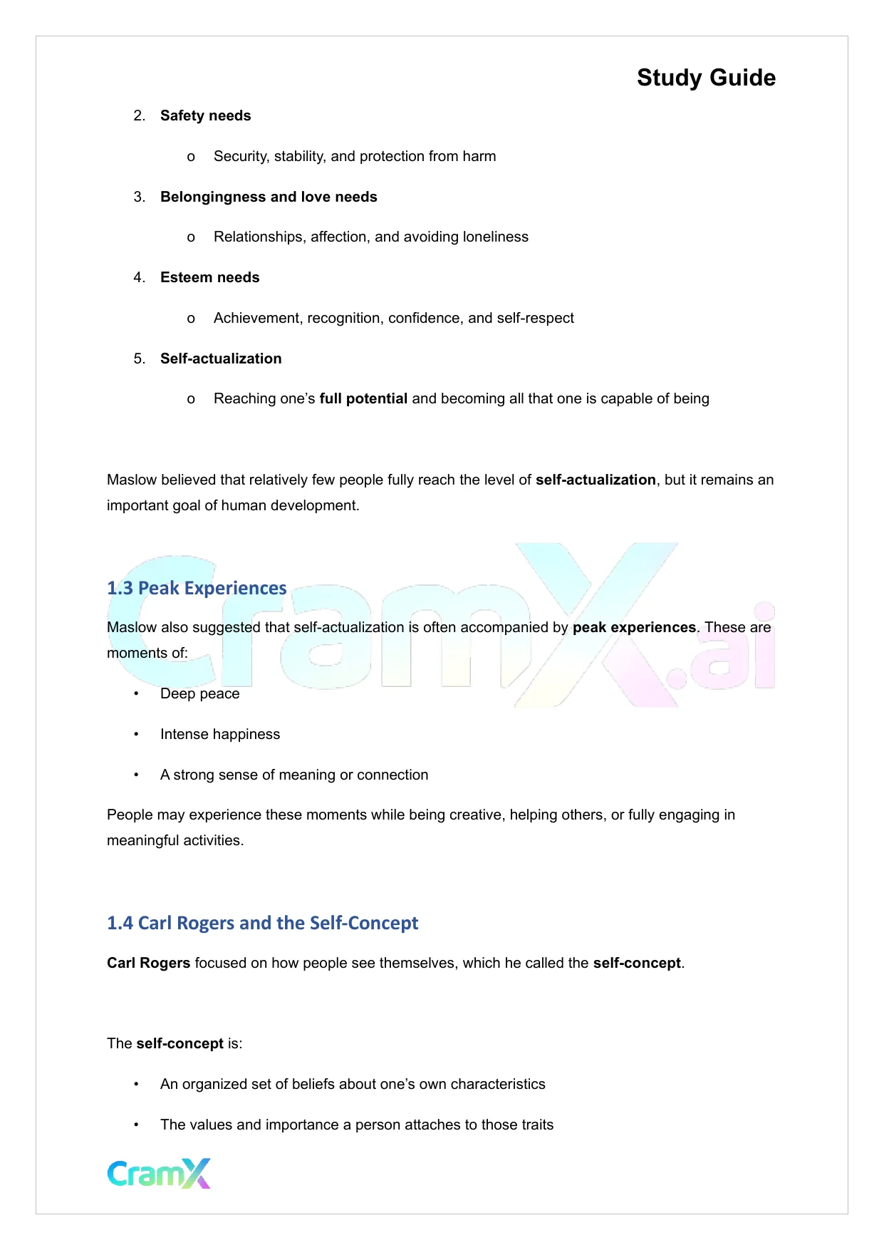 Psychology - Psychology Personality - Page 2 preview image