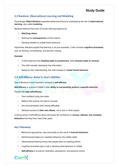 Psychology - Psychology Personality - Page 5 preview image