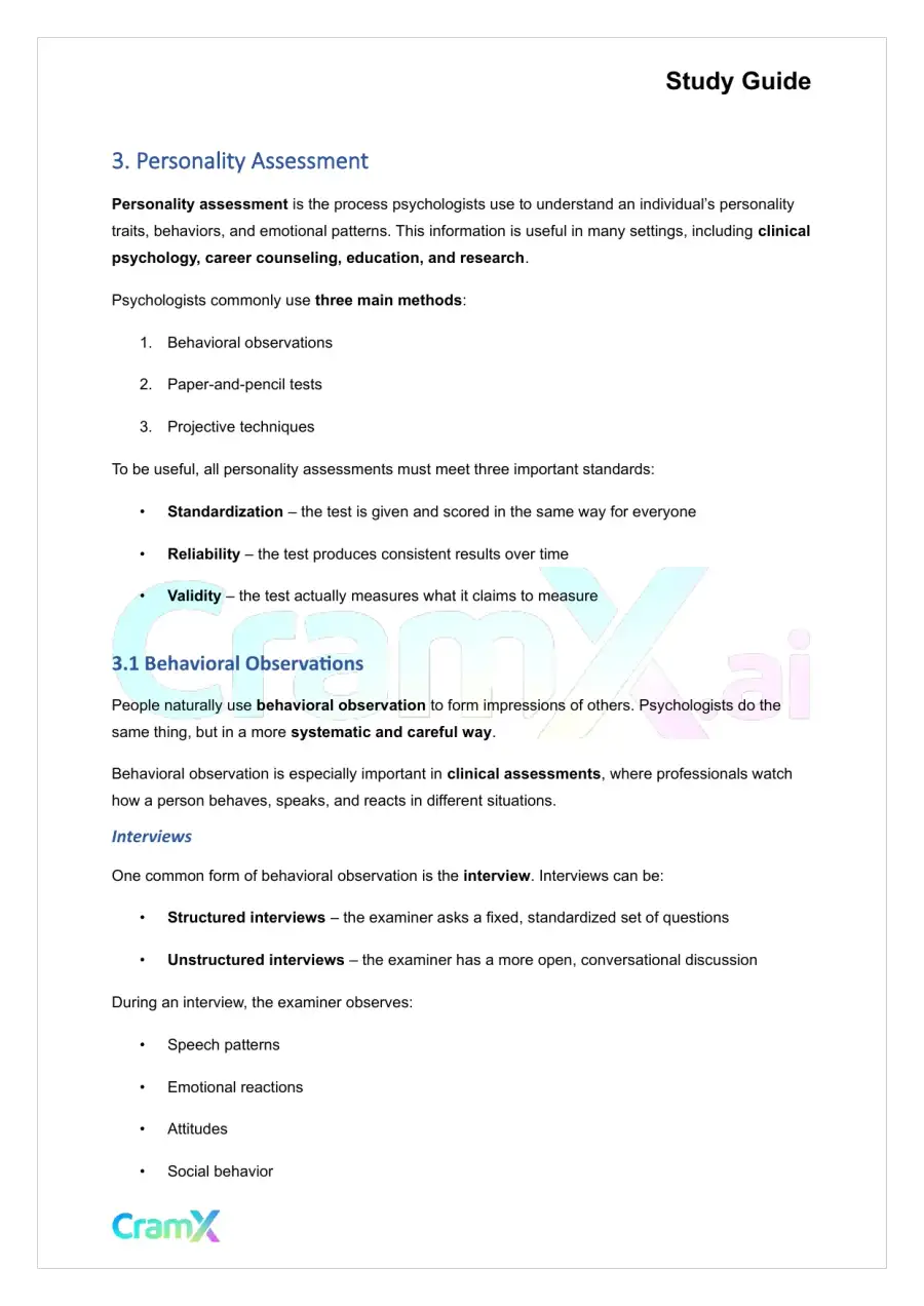 Psychology - Psychology Personality, page 6