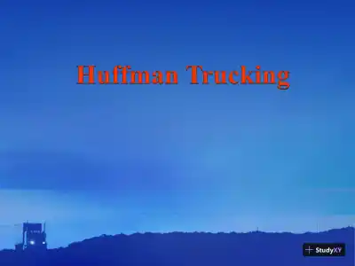 Huffman Trucking - Page 1 preview image