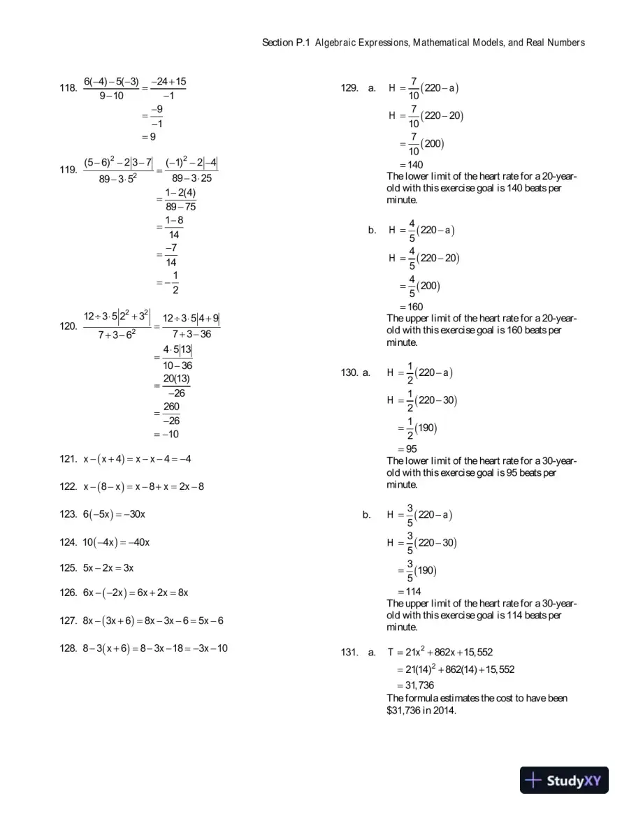 Solution Manual for Algebra and Trigonometry, 6th Edition, page 10