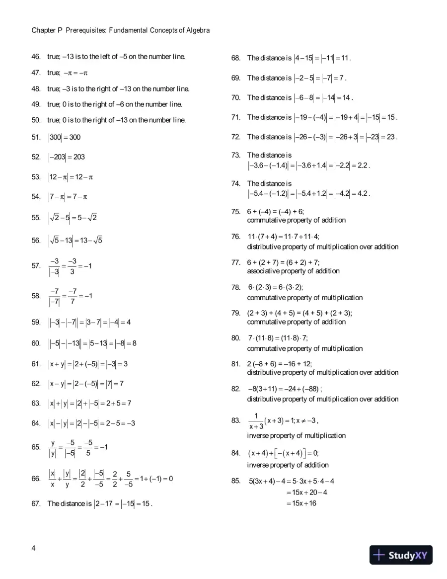 Solution Manual for Algebra and Trigonometry, 6th Edition, page 7