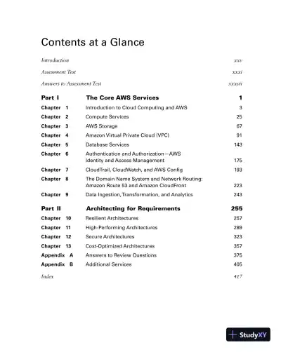 AWS Certified Solutions Architect Study Guide: Associate (SAA-C03) Exam, 4th Edition (2022) - Page 14 preview image