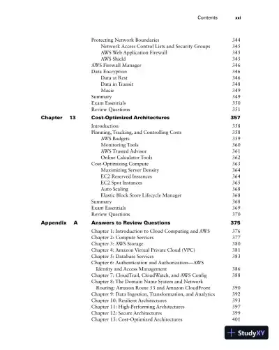 AWS Certified Solutions Architect Study Guide: Associate (SAA-C03) Exam, 4th Edition (2022) - Page 24 preview image