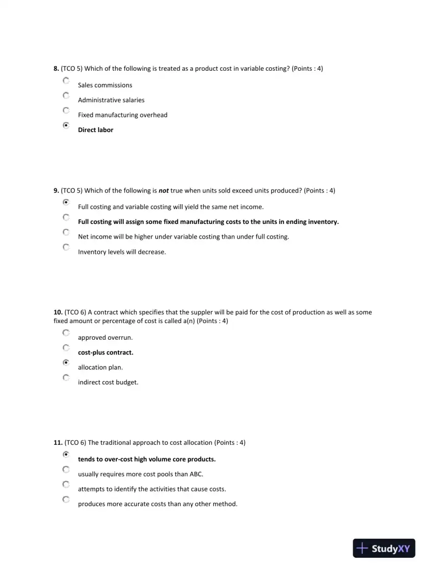 Managerial Accounting: Cost Allocation, Budgeting, and Financial Analysis Assignment, page 4