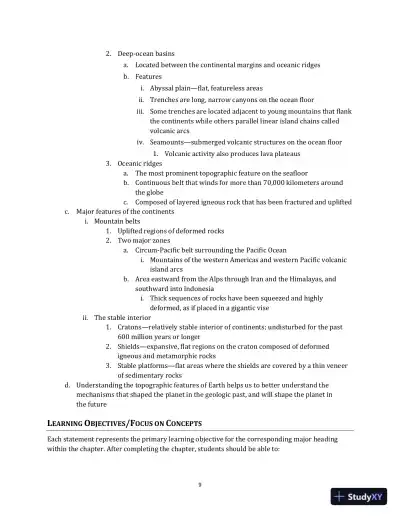 Solution Manual for Earth: An Introduction to Physical Geology, 12th Edition - Page 10 preview image