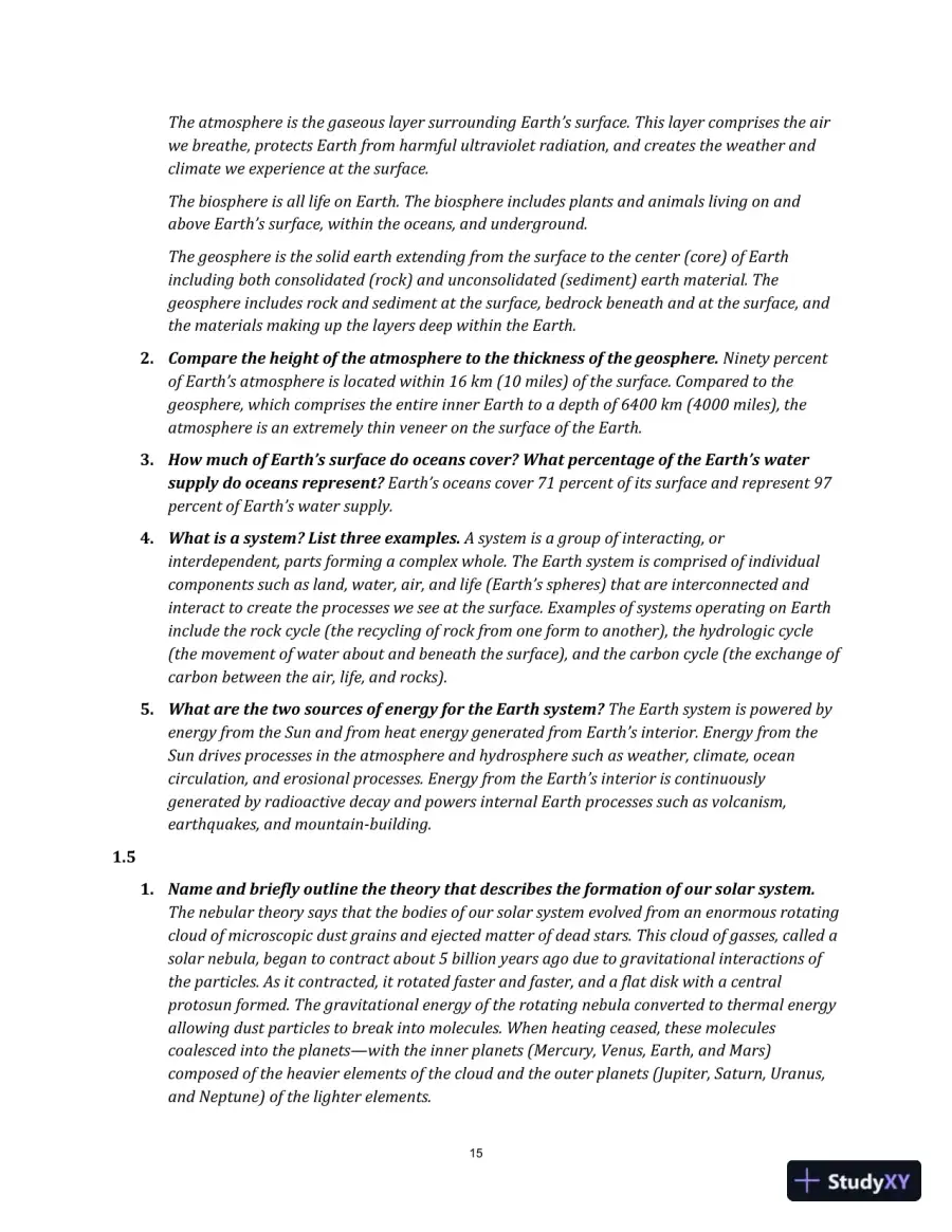 Solution Manual for Earth: An Introduction to Physical Geology, 12th Edition, page 16