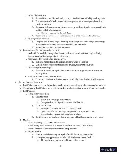 Solution Manual for Earth: An Introduction to Physical Geology, 12th Edition - Page 7 preview image