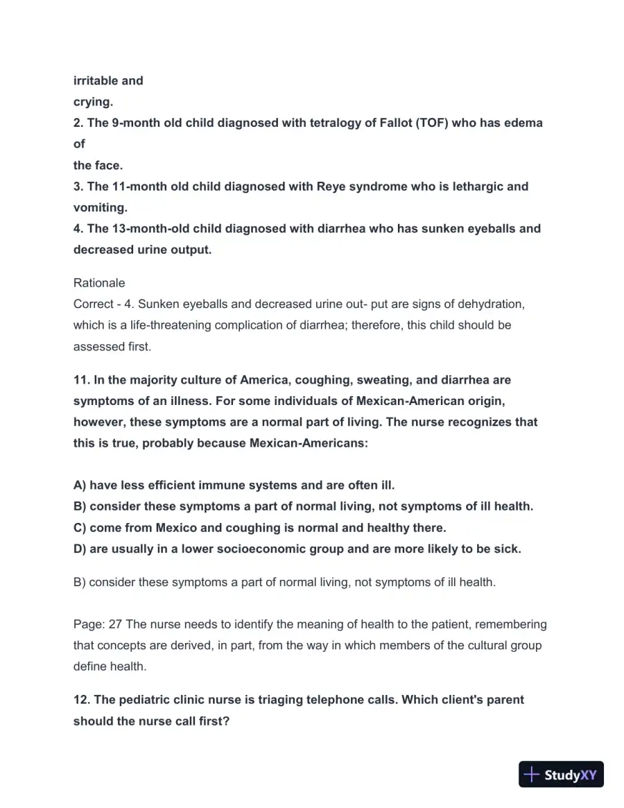 2024-2025 HESI A2 Critical Thinking with Answers (124 Solved Questions), page 12