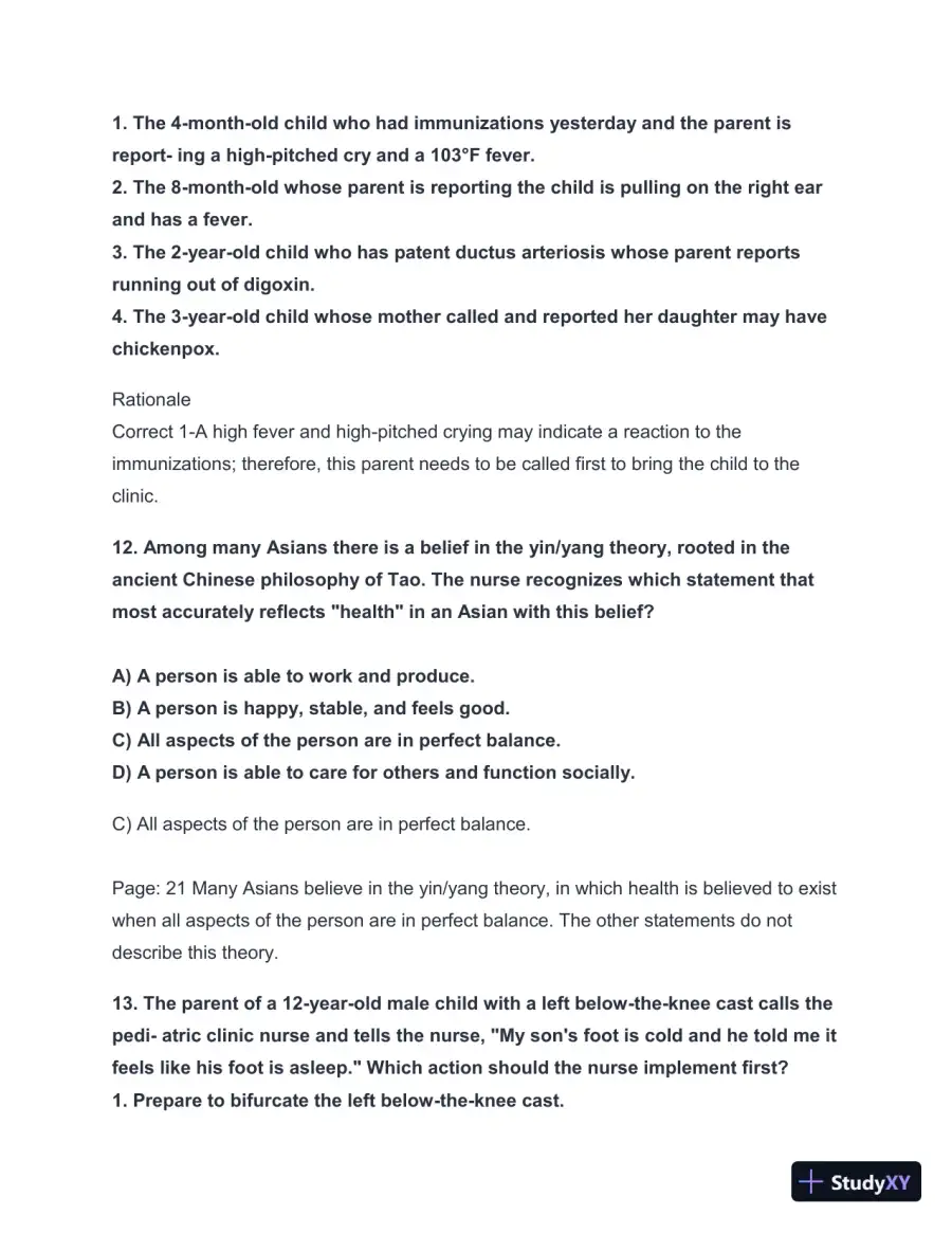 2024-2025 HESI A2 Critical Thinking with Answers (124 Solved Questions), page 13