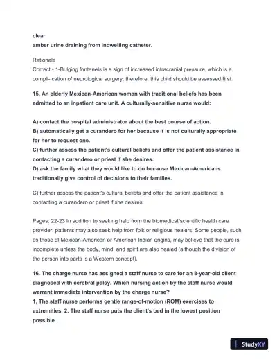 2024-2025 HESI A2 Critical Thinking with Answers (124 Solved Questions) - Page 16 preview image