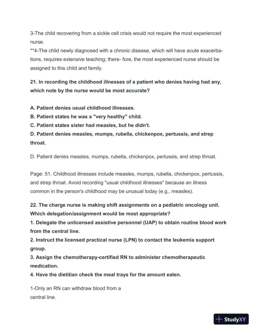 2024-2025 HESI A2 Critical Thinking with Answers (124 Solved Questions), page 22