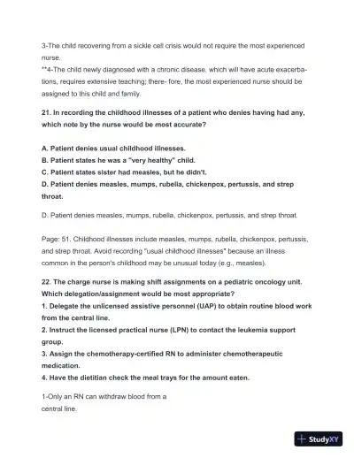 2024-2025 HESI A2 Critical Thinking with Answers (124 Solved Questions) - Page 22 preview image