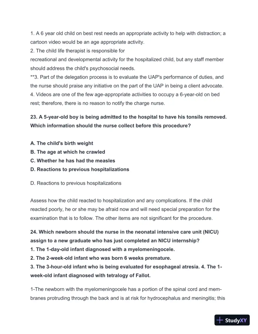 2024-2025 HESI A2 Critical Thinking with Answers (124 Solved Questions), page 24