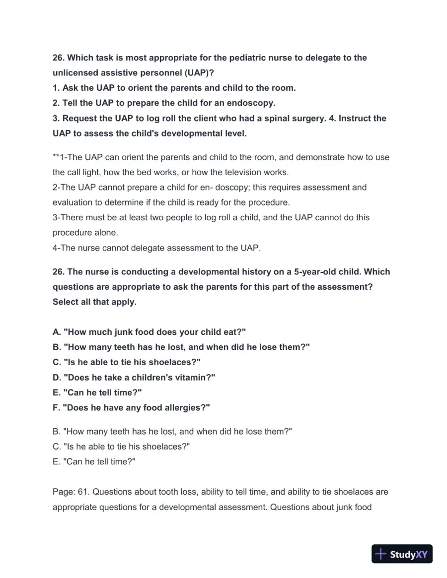 2024-2025 HESI A2 Critical Thinking with Answers (124 Solved Questions), page 27