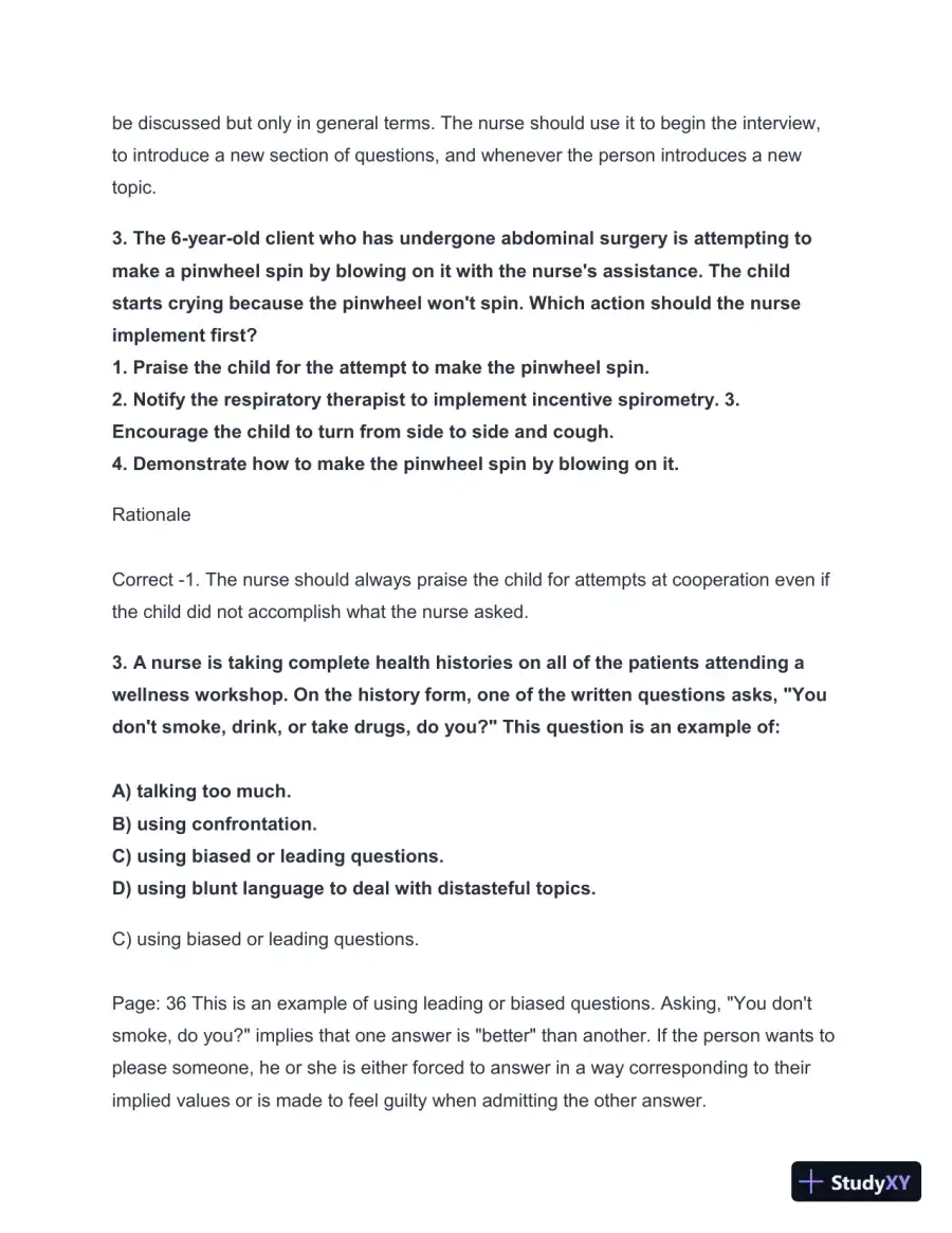 2024-2025 HESI A2 Critical Thinking with Answers (124 Solved Questions), page 4