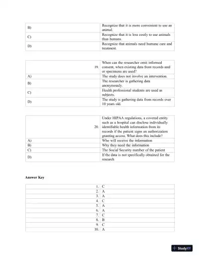 Test Bank for Polit & Beck Canadian Essentials of Nursing Research, 4th Edition (Chapters 1-18) - Page 30 preview image