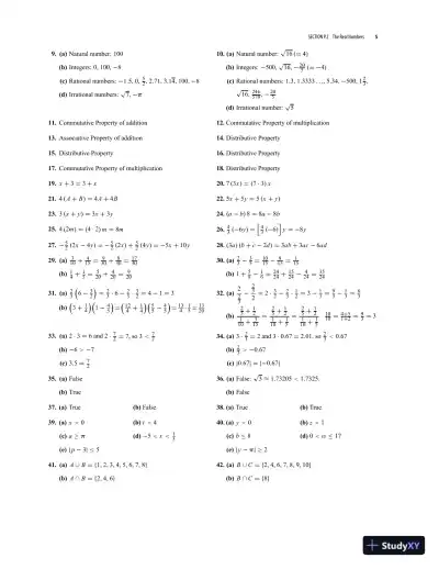 Solution Manual for College Algebra, 7th Edition - Page 10 preview image