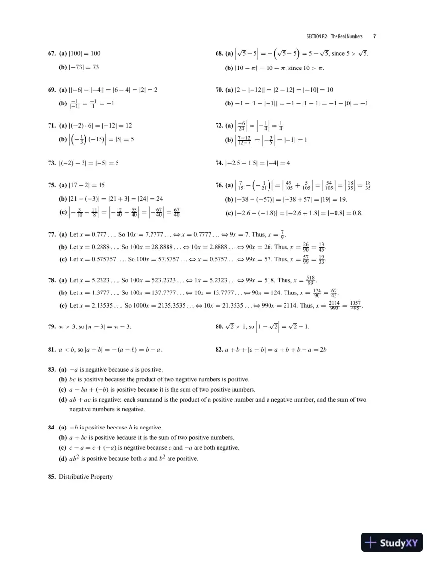 Solution Manual for College Algebra, 7th Edition, page 12