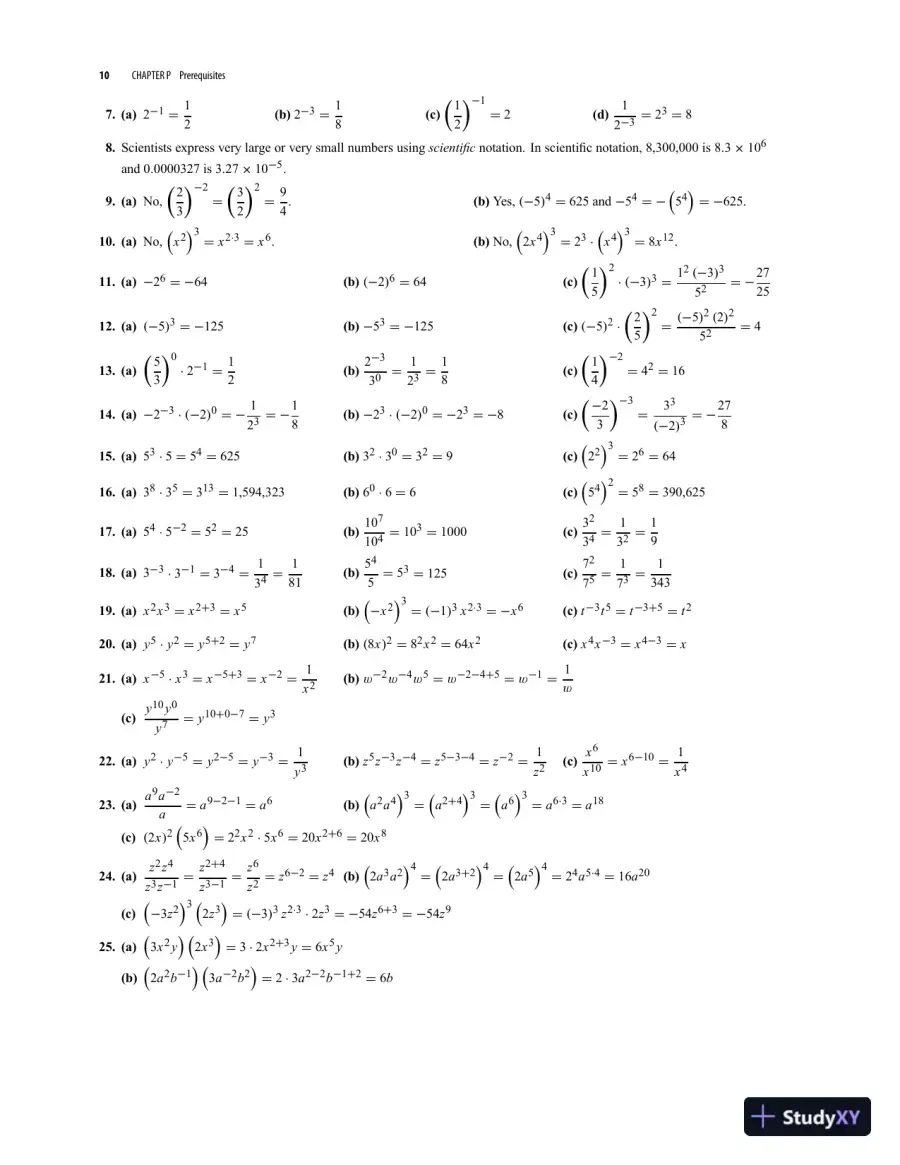 Solution Manual for College Algebra, 7th Edition, page 15