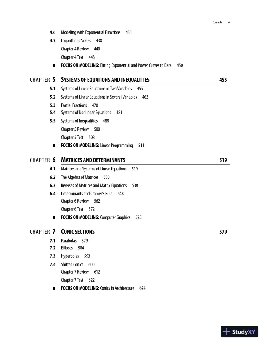 Solution Manual for College Algebra, 7th Edition, page 4