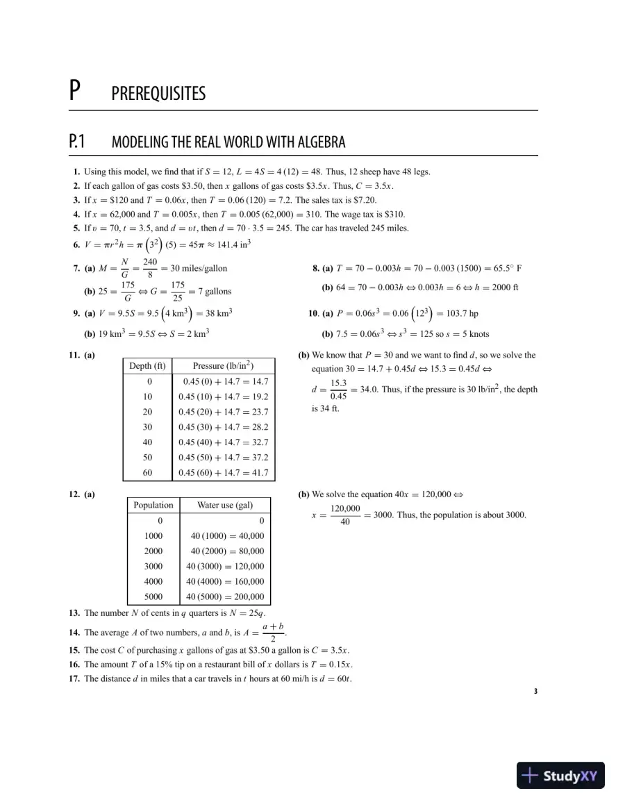 Solution Manual for College Algebra, 7th Edition, page 8