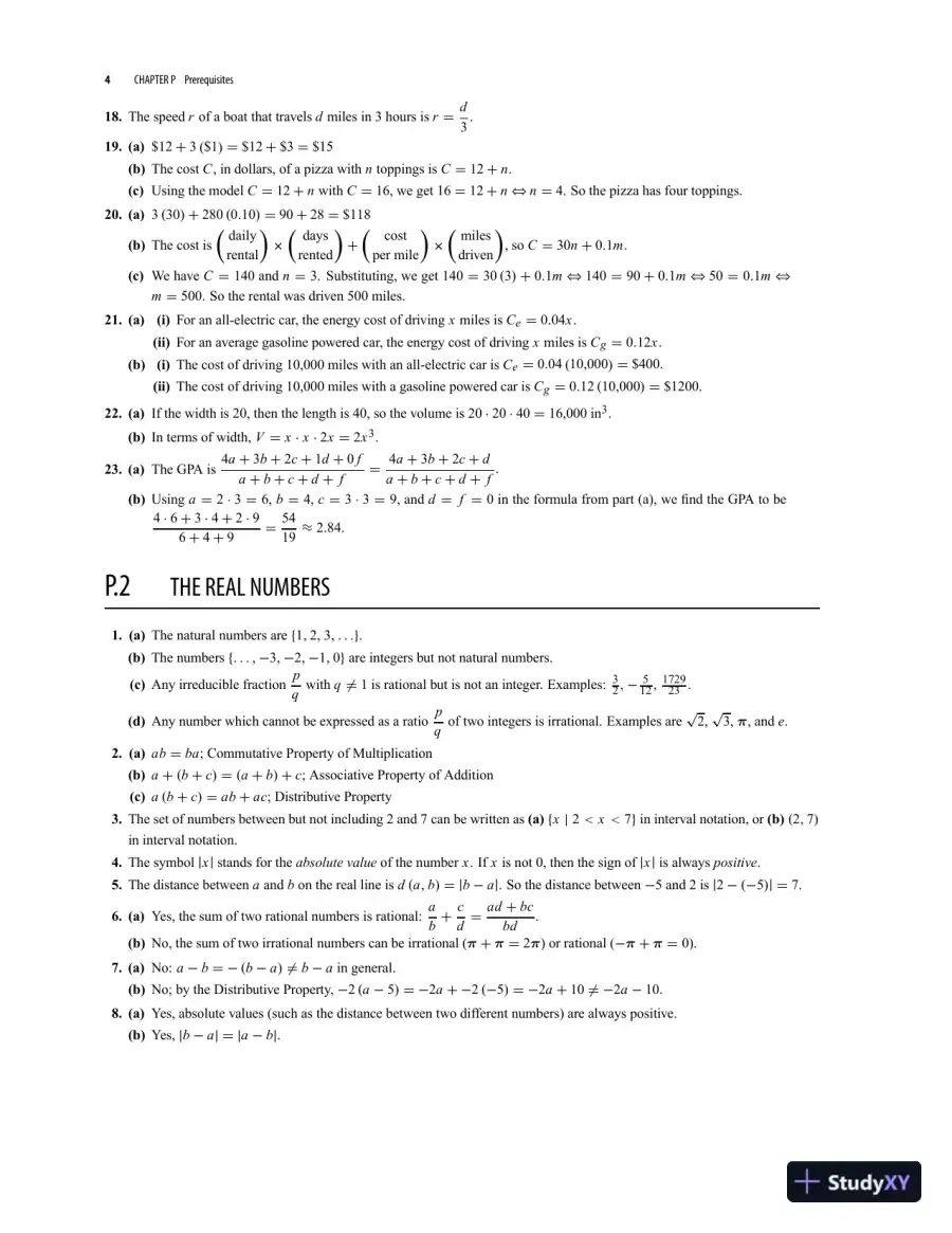 Solution Manual for College Algebra, 7th Edition, page 9