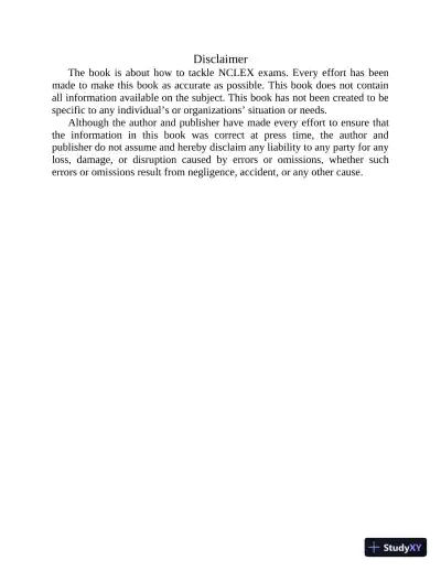 Tackling NCLEX: Tips and Strategies for facing NCLEX Exams (2020) - Page 8 preview image