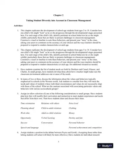 Building Classroom Management: Methods and Models, 12th Edition Test Bank - Page 9 preview image