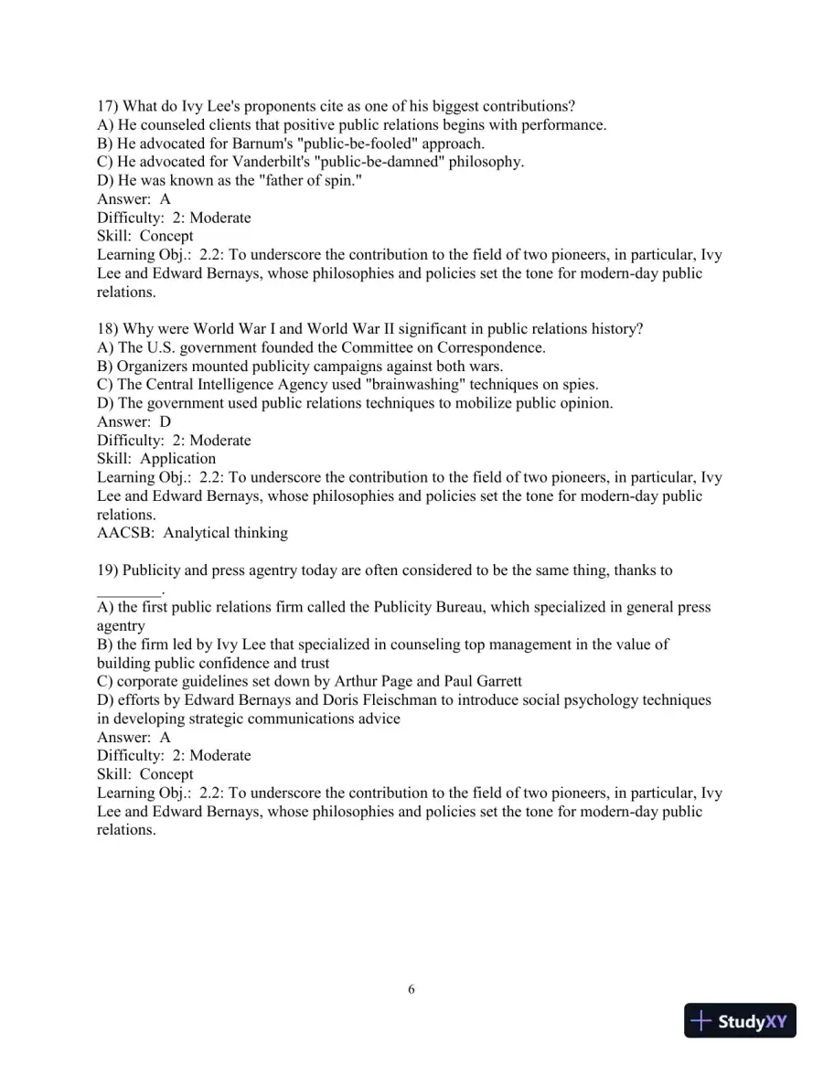 Solution Manual for Practice of Public Relations, The, 13th Edition, page 25