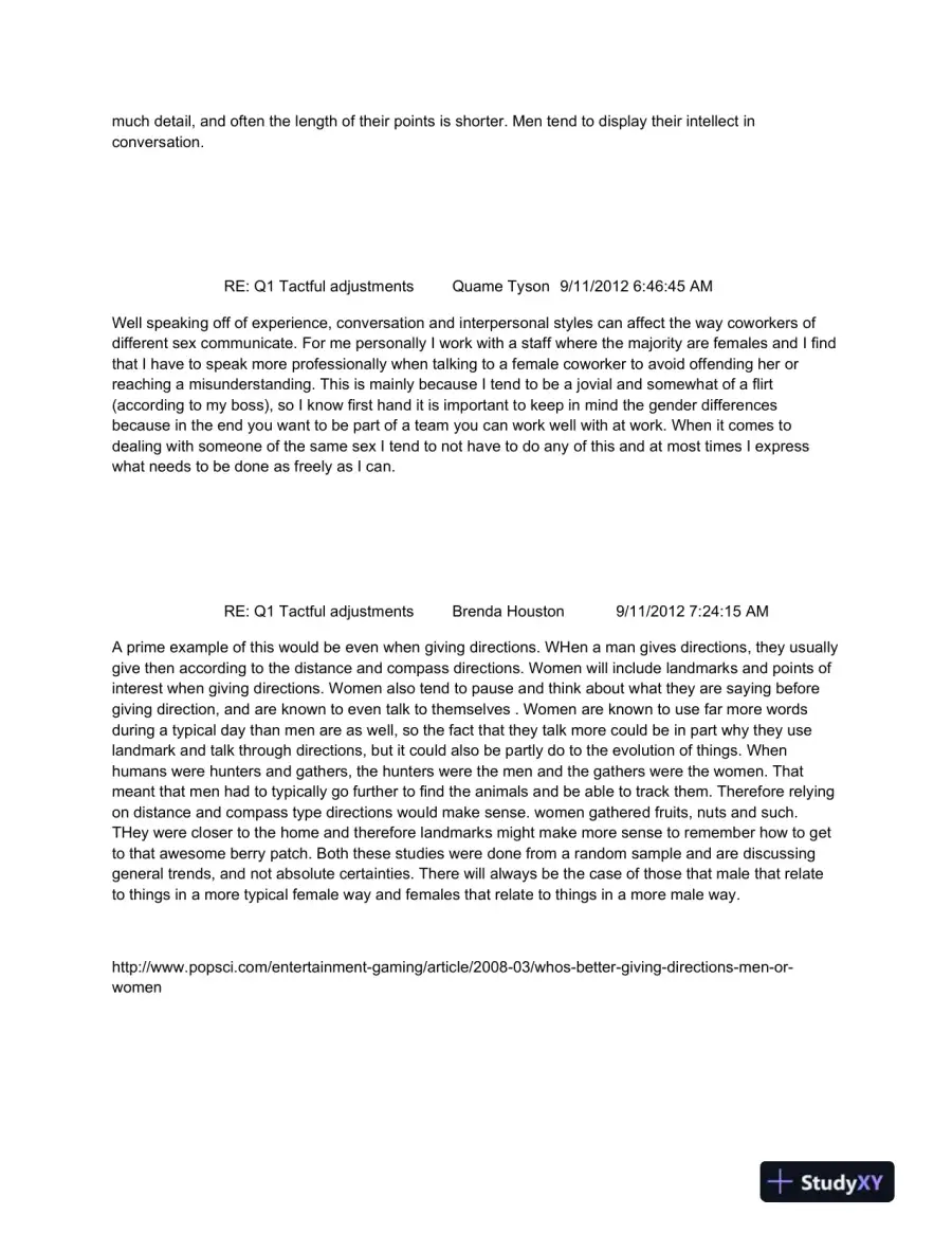 The Impact of Communication Styles, Gender Differences, and Social Trends on Organizational Dynamics, page 15