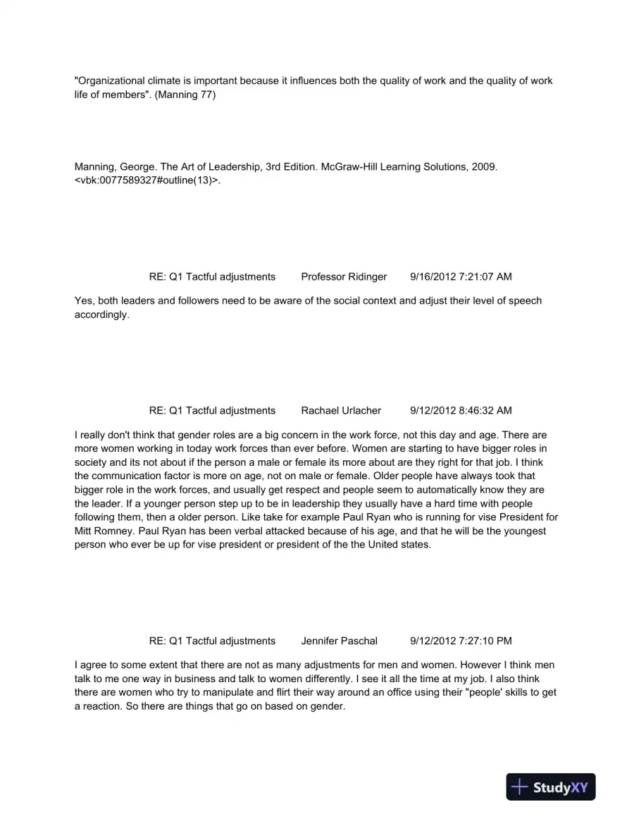 The Impact of Communication Styles, Gender Differences, and Social Trends on Organizational Dynamics, page 5