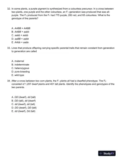 Genetics Second Canadian Edition Test Bank - Page 10 preview image