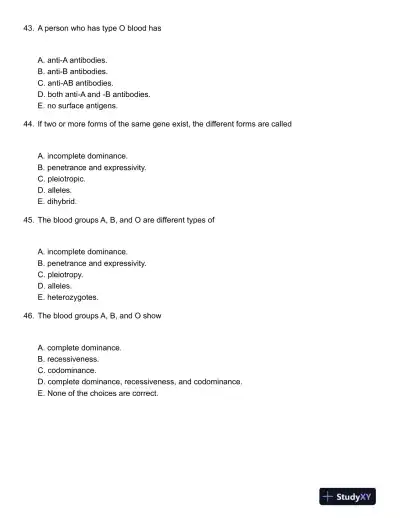 Genetics Second Canadian Edition Test Bank - Page 13 preview image