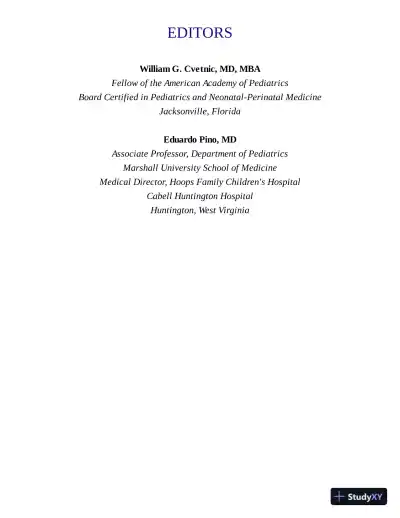 USMLE Step 2 CK Lecture Notes 2019: Pediatrics (2019) - Page 11 preview image