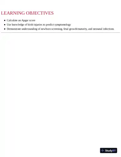 USMLE Step 2 CK Lecture Notes 2019: Pediatrics (2019) - Page 14 preview image