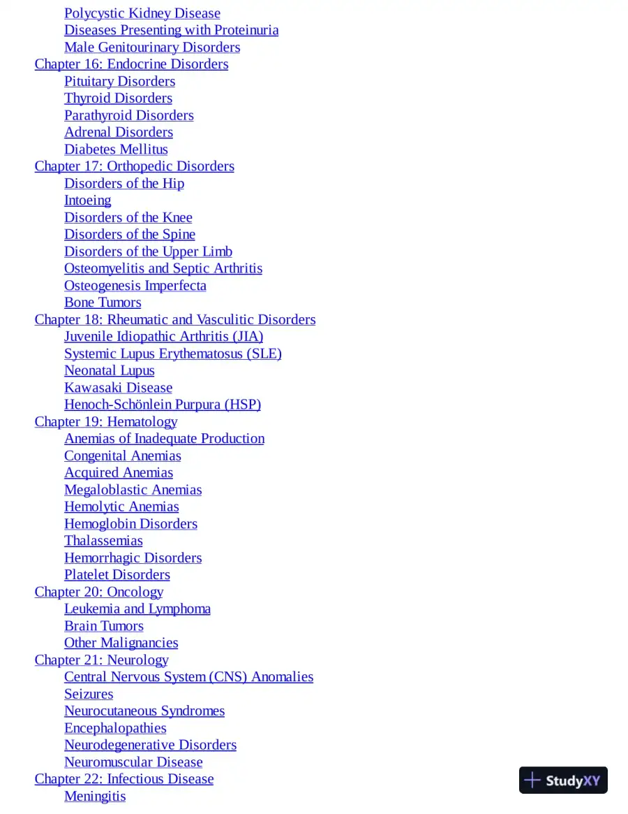USMLE Step 2 CK Lecture Notes 2019: Pediatrics (2019), page 7