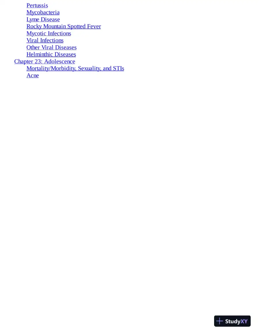 USMLE Step 2 CK Lecture Notes 2019: Pediatrics (2019), page 8