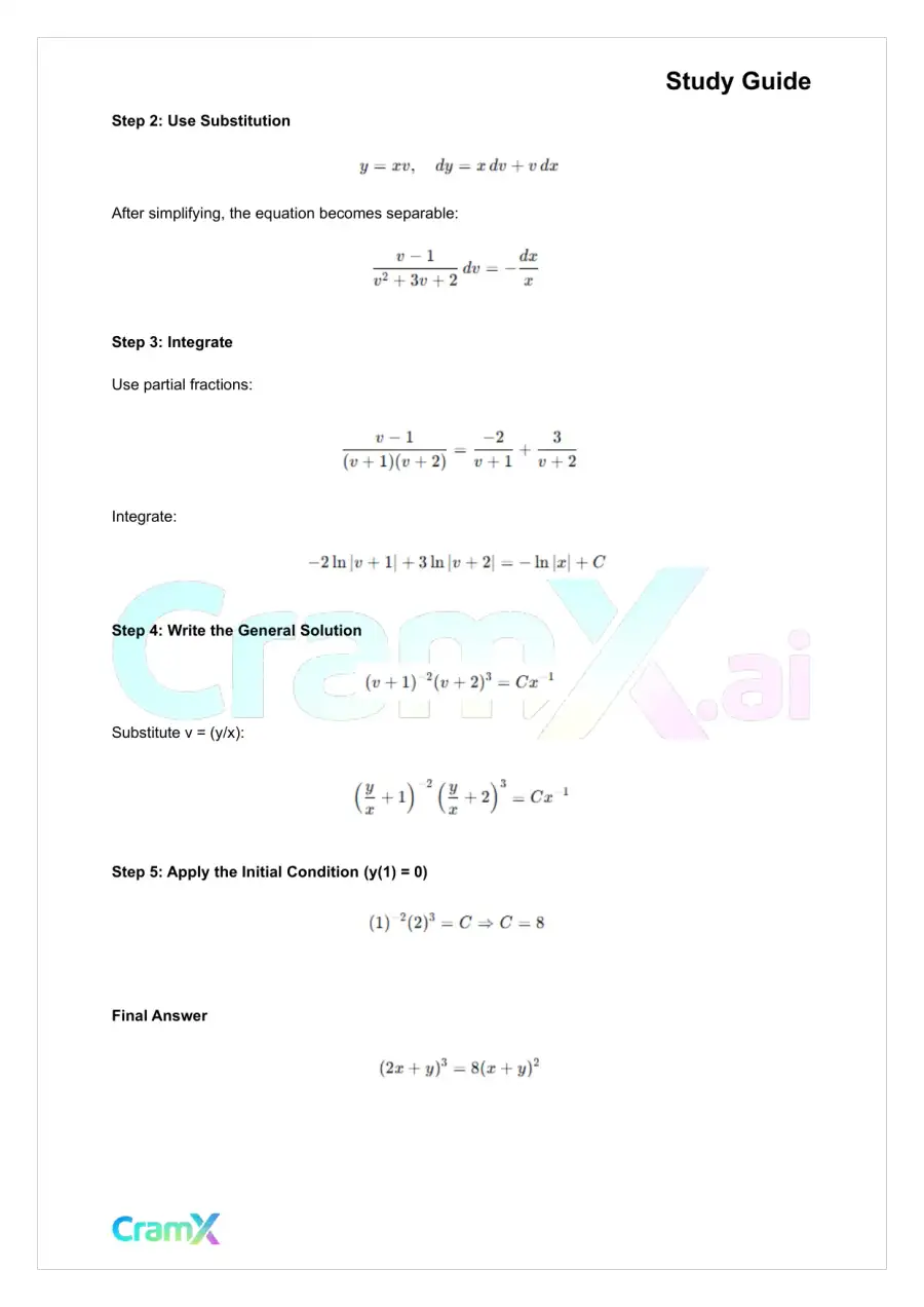 Differential Equations - First-Order Equations, page 5