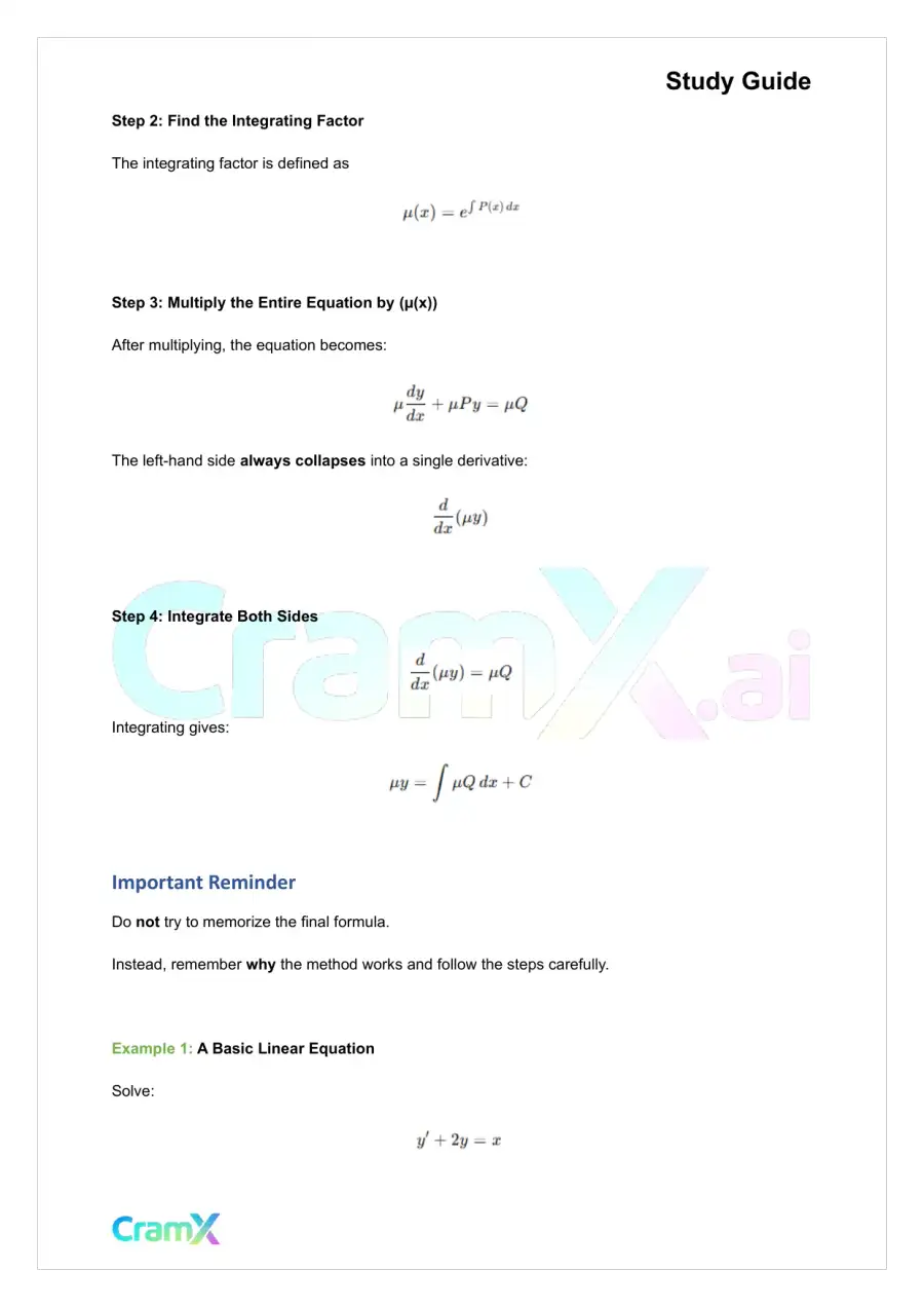 Differential Equations - First-Order Equations, page 7
