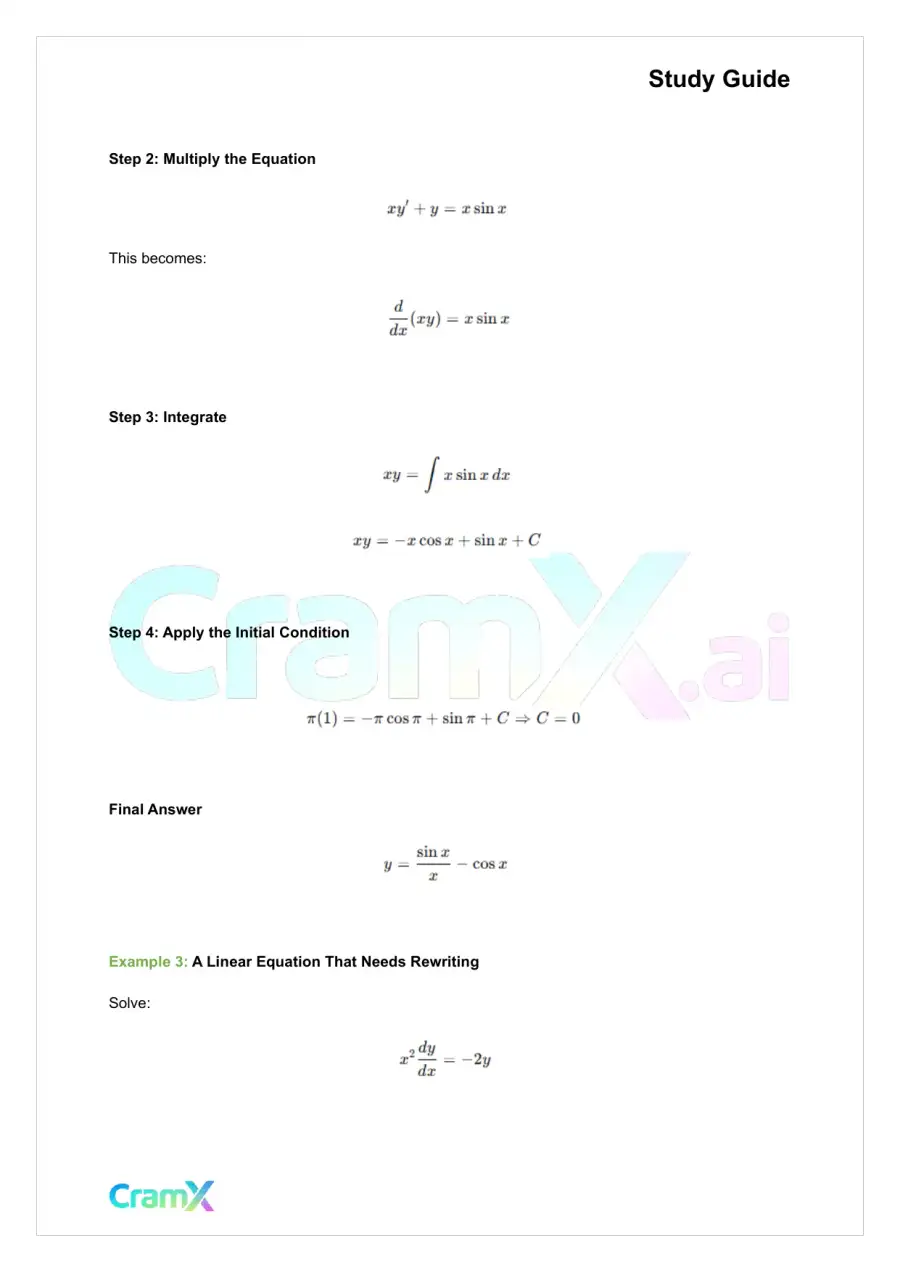Differential Equations - First-Order Equations, page 9