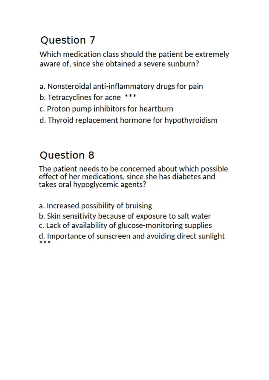 NSG 3160 NCLEX Review Chapter 13, page 4