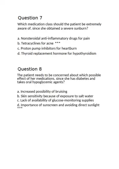 NSG 3160 NCLEX Review Chapter 13 - Page 4 preview image