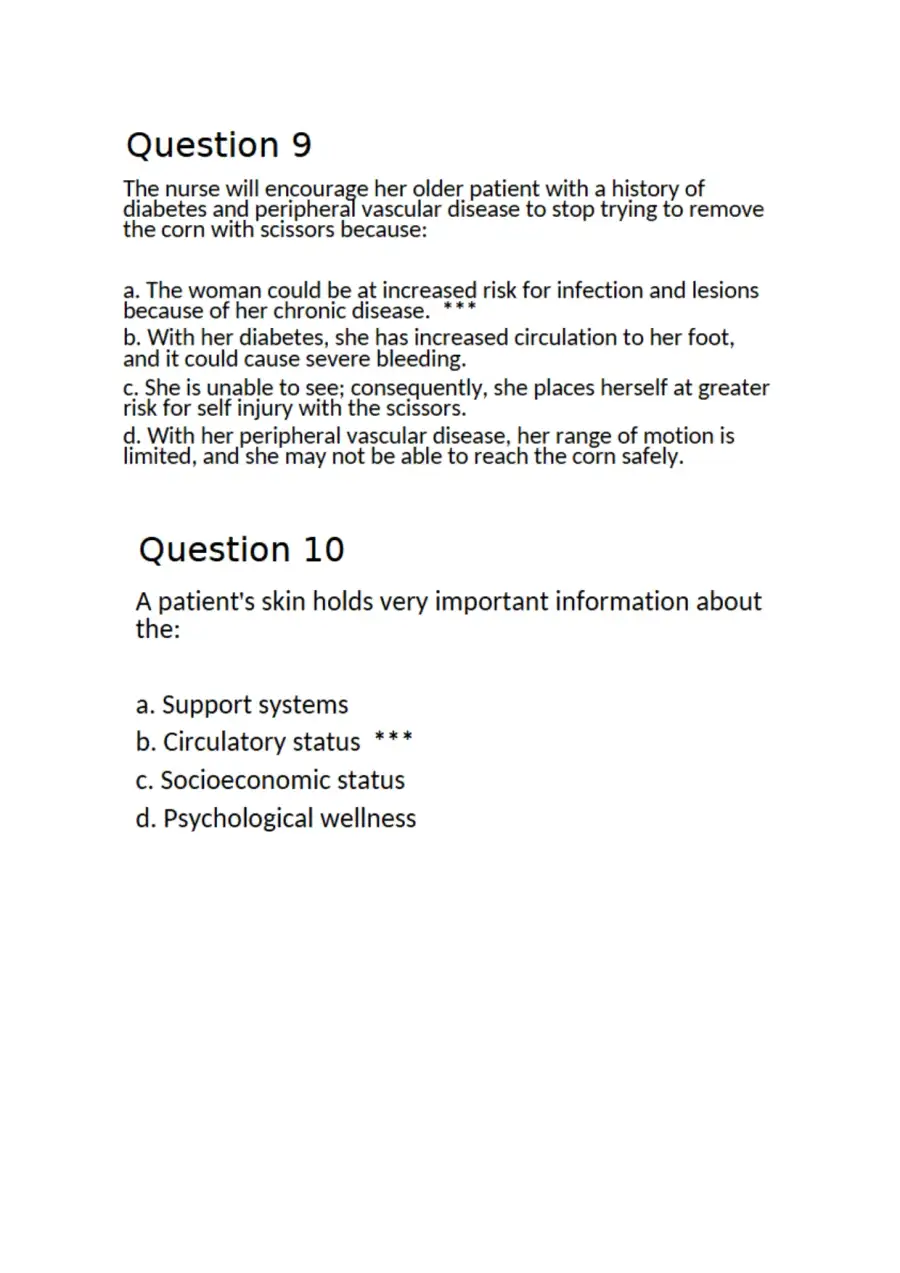 NSG 3160 NCLEX Review Chapter 13, page 5