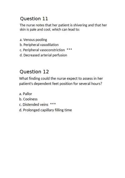NSG 3160 NCLEX Review Chapter 13 - Page 6 preview image