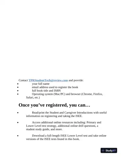 Princeton Review ISEE Prep: 3 Practice Tests + Review and Techniques + Drills (2024) - Page 11 preview image
