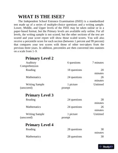 Princeton Review ISEE Prep: 3 Practice Tests + Review and Techniques + Drills (2024) - Page 17 preview image
